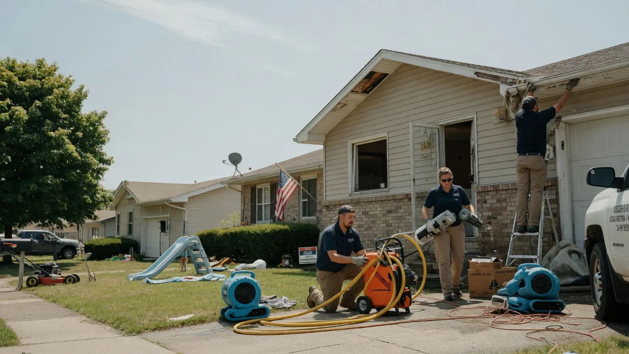 Water Damage Restoration in Elberfeld, IN near me